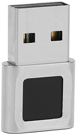 USB Fingerabdrucksensor für PC, Tragbarer Touch Fingerabdruckleser | 360 Grad Touch, unterstützt bis zu 10 Fingerabdruck, Hochempfindlicher, Schnelles Matching, kompatibel mit Windows 11