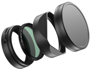 Camera Filter， Filtro CPL/GMIST con paraluce, compatibile con le fotocamere Fujifilm X100VI X100V X100S X100T X100F Fuji Series ，parts(Black)