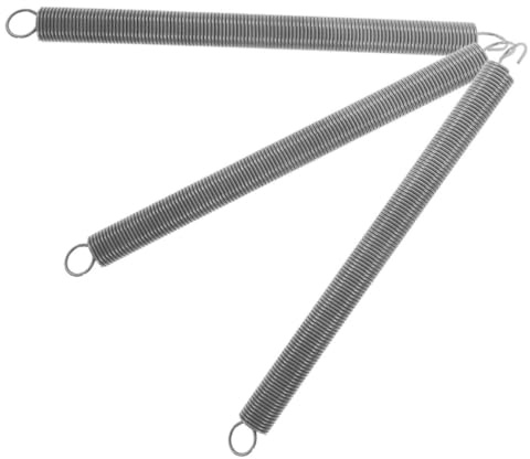 Generic Ladder Springs Replacement Kit 3Pcs Metal Heavy Duty Springs for Attic Stairs Pull Down Use