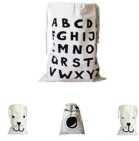 Bolsa de lavandería de lona con cordón, grande, colgante con cordón, almacenamiento y juguetes, bolsa de viaje, cosas.