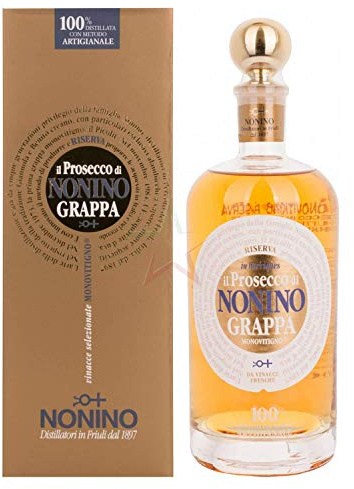 Nonino Nonino Grappa Monovitigno il Prosecco in Barriques 41%, Volume 0.7 l in Geschenkbox
