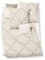 Fleuresse Bettwäsche Flanell buntgewebt beige-creme Größe 135x200 cm (80x80 cm)