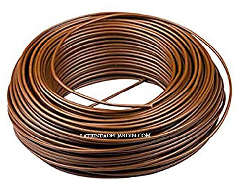 Microtubo Flessibile 4 Mm Bobina 50 metri. Tubo di colore marron