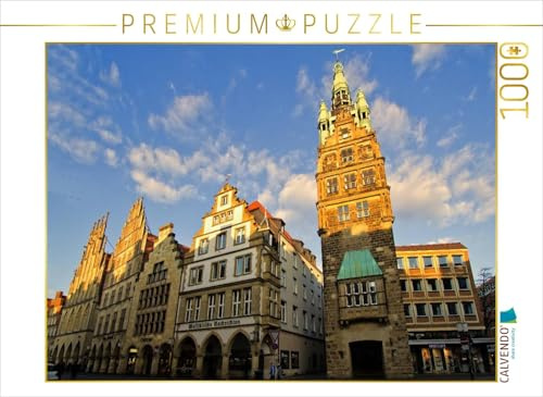 CALVENDO Puzzle Das Stadthaus in Münster | 1000 Teile Lege-Größe 64 x 48 cm Foto-Puzzle für glückliche Stunden