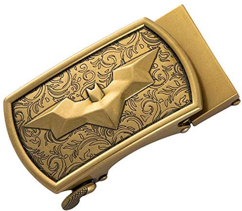 Barry.Wang Batman Belts Ratchet Automatic Buckle Only Click Adjustable Gift Replacement