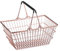 SGerste Mini Einkaufskorb Metall Handwerk Geschenke Metall Supermarkt Einkaufskorb Handheld Shopping Kinder Spielzeug (19 * 13 * 9)