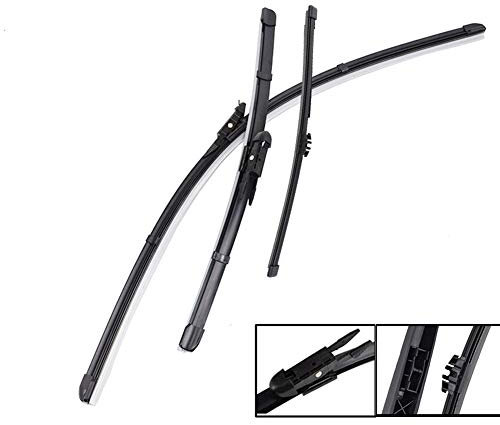 Scheibenwischer Scheibenwischer vorne und hinten Wischerblätter-Satz Compatible with BMW 3er 320d 330d 335d 316d 318d 320i 328i Touring Immobilien F31 2011-2019