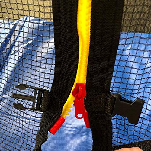 MeTikTok Trampolin Sicherheitsnetz Ersatz Netz Ø 140 183 244 305 366 488 cm Geeignet für 6/8 Stangen, reißfestes Trampolin-Netz, Ersatznetz für Kindertrampolin im Freien,140cm 6 Poles