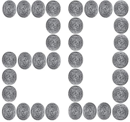 20 pièces Boule INOX Plancha,Eponge Métallique Eponge Lavable,éponges de Nettoyage en Laine d'acier,Éponge à Récurer en Acier Inoxydable,Utilisé pour Nettoyer Les casseroles, la Vaisselle, etc.