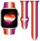 Lesbian Pride Sport LGBTQ Les Uhrenarmband, kompatibel mit Apple Watch, 42 mm, 44 mm, 45 mm, 46 mm, 49 mm, austauschbare Silikon-Smartwatch-Armbänder für iWatch Serie SE 10, 9, 8, 7, 6, 5, 4, 3, 2, 1