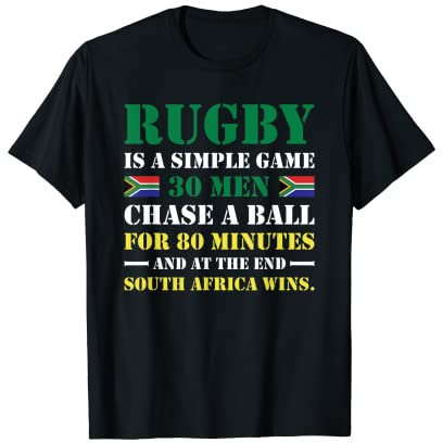 Rugby Is A Simple Game Südafrika Rugby T-Shirt