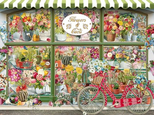 Cobble Hill Puzzle - Flowers and Cacti Shop - XXL Teile - 275 Stück
