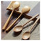 Cucharas de Madera, 4 Cucharas de Mango Largo de Madera de 18cm Cucharas de Mesa Cucharas de Mesa Mezcla de Vajilla de Cocina de Madera Japonesa