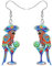 NEWEI Cute Macaw Papagei Vogel Ohrringe für Damen Mädchen Damen Acryl Tiere Schmuck Geschenke Charms (Hawaii D)