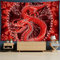 Drachen Totem Wandteppich Cartoon Burg Wandbehang Zimmer Teppich Tagesdecke Strandmatte Wohnkultur Wandteppiche Kunst 230x180cm