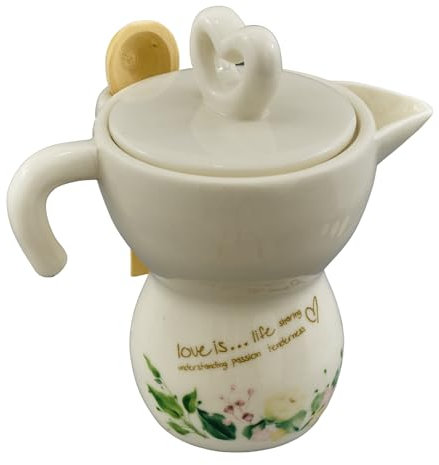 Doni Bomboniere Matrimonio Zuccheriera A Forma di Moka Lcaffettiera Zuccheriere con Frasi Nozze Anniversario Promessa Tenerezza Comprensione Vita Insieme Amore Passione Porta Zucchero Decorazioni