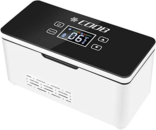 Mini Frigorifero Portatile per farmaci, Scatola da Viaggio per Dispositivo di Raffreddamento per insulina, Temperatura costante Ricaricabile Tramite USB con Borsa e Maniglia, scatole refrigerate per
