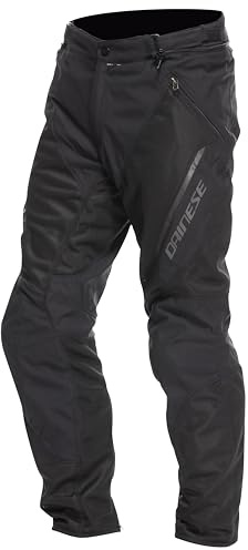 Dainese Drake 2 Super Air Tex Pants Pantalones de Moto de Malla, Ventilados y Ligeros, con Protectores Extraíbles Hombre (Pack de 1)