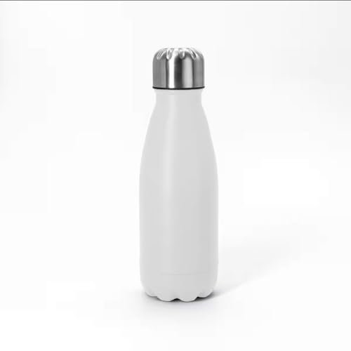 Subliking® Botellas térmicas de doble pared de aluminio para sublimación, a prueba de fugas, botella térmica aislada para sublimación en blanco (500 ml), 4 unidades