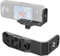 LICHIFIT Staffa di montaggio orizzontale per Insta360 X4 Supporto per supporto staffa a L in lega di alluminio per fotocamera con foro per vite da 1/4 e interfaccia pieghevole a due poli