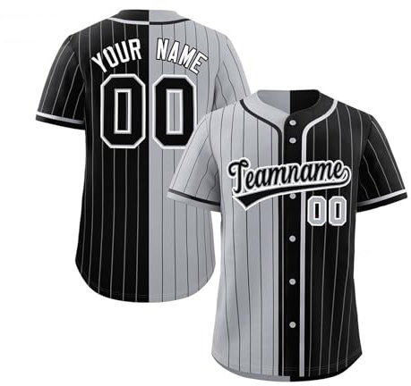 Generisch Personalisiert Baseballtrikot Atmungsaktiv Baseball Jersey Individuelles Sporthemden Schnelltrocknend T-Shirt Herren Damen Kinder Baseball Trikot Kurzarm Sportuniform Angebote Black Friday