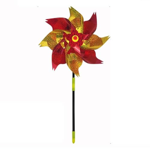 ZXCVWWE Vogelabwehr, Windräder, reflektierend, glitzernd, Vogelscheuche, Gartendekoration, hält fern, Windrad, Spinner, Hof, Q5c0, Windmühle, Rasenabwehr