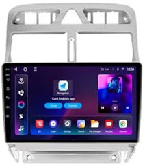 Android 13 2 DIN Car Radio Stereo para Peugeot 307 1 2001-2008 9 Pulgadas Autoradio con WiFi GPS Rear View Camera RDS FM BT DVR SWC Ventilador de refrigeración(2+32G)