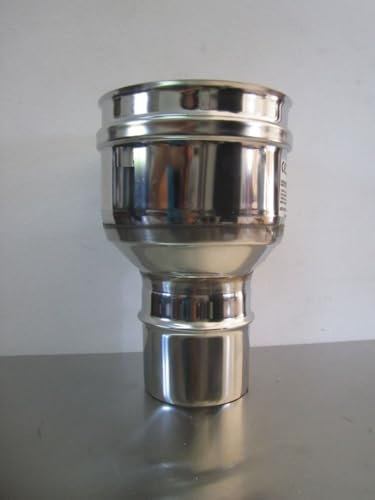 Reducción y aumentos de sección para chimenea de acero inoxidable (Ø 80 F / 150 M)