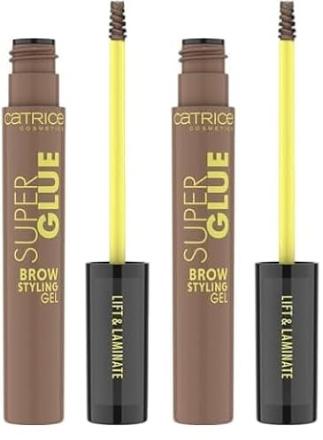 Catrice Super Glue Brow Styling Gel de cejas, n.º 020, marrón, definitorio, fijador, secado rápido, vegano, sin partículas de microplástico, sin nanopartículas, cosmética natural, 1 unidad (4 ml)