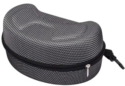 KHZen Skibrillen Aufbewahrungsbox Ski Goggle Bag Harthülle Leichte Gewichtszeichnung Bag Reißverschluss Designs Für Männer Frauen Schnee Sport