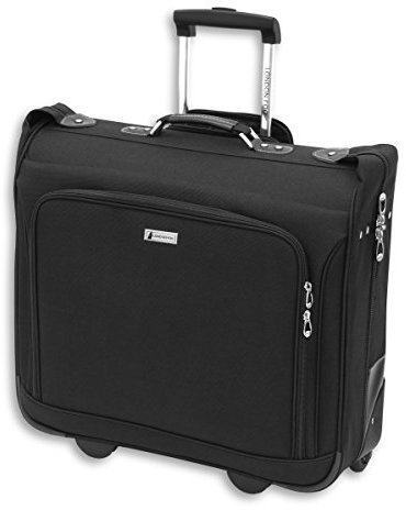 LONDON FOG Buckingham Kleidersack mit Rädern, 111,8 cm, Schwarz, 44-Inch, Buckingham Kleidersack mit Rädern, 111,8 cm