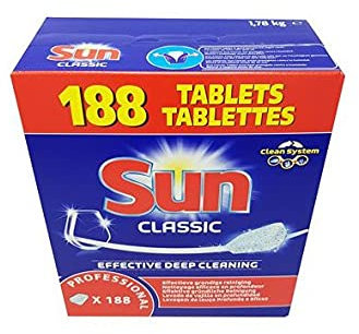 Pastillas lavavajillas profesional máquinas bote 188 dosis envueltas individualmente