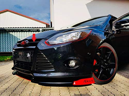 Focus MK3 Streben Gelembleme Cover Frontgrill (Schwarz)