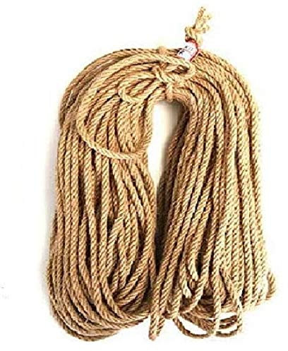 20 mètres - 10 mm - Corde de jute naturelle - Pour le bricolage et l'emballage - Décoration