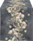 APELT Läufer, Grau-Gold, 46x140 cm