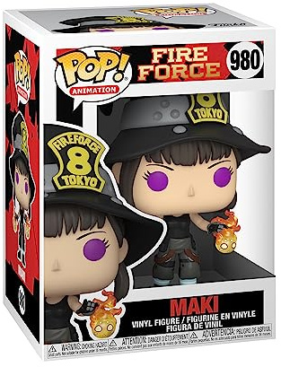 Funko Pop! Animation: Fire Force - Maki Oze - Vinyl-Sammelfigur - Geschenkidee - Offizielle Handelswaren - Spielzeug Für Kinder und Erwachsene - Anime Fans - Modellfigur Für Sammler und Display