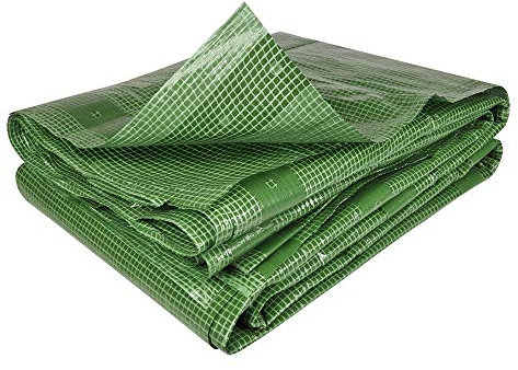 TERRE JARDIN Bâche armée Verte 160g/m2 découpable - 4 x 6 - Vert