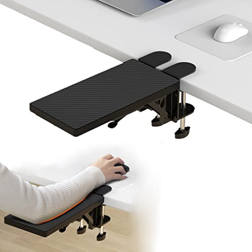 HONJIE Computer-Armstütze, geeignet für Büroschreibtische, stabile Mausarm-Unterstützung, Computer-Schreibtisch-Verlängerung, geeignet für Zuhause und Büro (schwarz)…