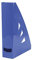 OFFICER PRODUCTS Stehsammler Modernes Design/ 10 Stück / A4 - Farbe: Blau/Hart-Kunststoff/Durchbrochen/Schreibtisch-Organizer für Zeitschriften/Bruchsicher, 21215521-01