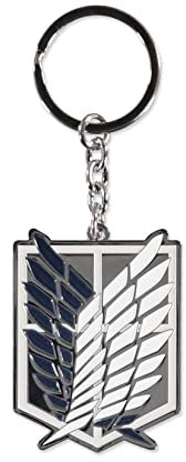 Difuzed Schlüsselanhänger AOT Survey Corps, silber, one size