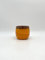 Charlotte Glossy Glazed Well Made Ceramic Plant Pot, Shinny Orange colour D15cm, H13cm / Opening 12cm, takes 12cm nursery pot in, no drainage hole