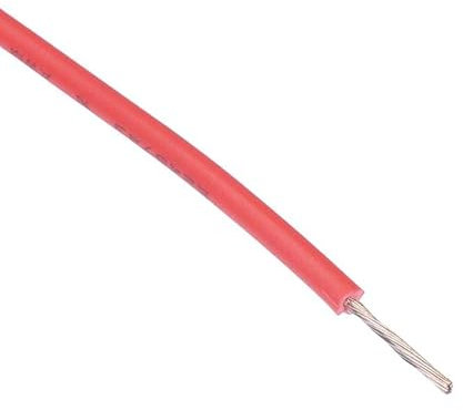 Red 18AWG 34/0.18mm Stranded Wire Hobby DIY Electronics Electrical Automotive (1m Length)
