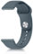 Amzpas 20mm 22mm Armband, Silikonarmband, Schnellverschluss Uhrenarmband, Weiches Silikon Sport Ersatzarmband für Damen Herren, Blau Grau 20mm