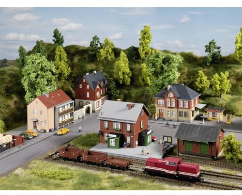Auhagen 15307 TT Bahnhof Neschwitz Set