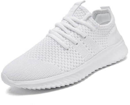 ZMBCYG Schuhe Damen Sneaker Sportschuhe Laufschuhe Turnschuhe WeißE Sneaker Sportschuhe Tennisschuhe Slip On Freizeitschuhe Fitnessschuhe Weiss Damenschuhe Leichte Walkingschuhe Gymschuhe 42 EU