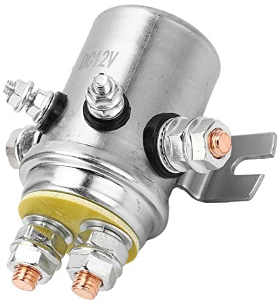 Relé Solenoide 600A, Accesorio de Relé de Arranque A Prueba de Agua DC 12V para Vehículos Todo Terreno, Vehículos Todo Terreno, Vehículos Multifunción, Motos de Nieve, Carros, Cortadoras de Césped