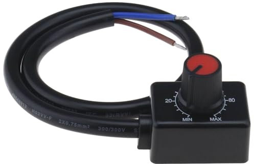 ECSiNG Mini Contrôleur de Variateur à Bouton DC 0-10V Interrupteur Rotatif ON/Off Gradation PWM pour Pilotes LED à Intensité Variable Éclairage de Piste Lumière de Lavage Mural Lumière de Plante