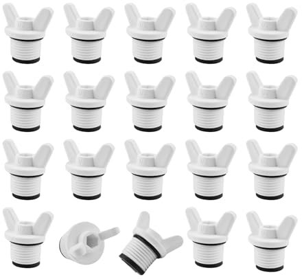 Bouchon Radiateur, LNSYSNS 20 Pièces Bouchons de Plomberie Nourrice, 20mm Bouchon Plomberie, Étanche à L'eau, à la Main, Adapté aux Cuisines, Toilettes et Salles de Bains