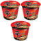 Pack Of 3 - Big Bowl Shin Noodle 114g - Flavour - Gourmet Spicy - Noodle Delicious Spicy Quick And Convenient Snack - Big Bowl Noodle Food - Enjoy Delicious Instant Noodles In Minutes