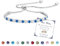 Esmoly Armband Damen Silber Tennis Armband mit Geburtsstein in 12 Farben,Verstellbares Glitzer Armband Damen,Geschenke für Frauen Freundin Ehefrau Mutter Schwester (03-März)